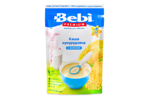 Каша молочна суха для дітей від 5міс швидкорозчинна Кукурудзяна Bebi Premium д/п 200г