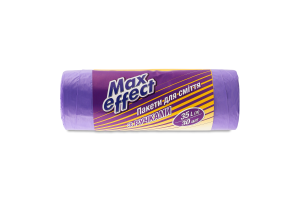 Пакети для сміття з ручками 35л Max effect 30шт