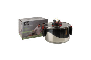 Каструля Prime Chef 2,7л з скляною кришкою 18см Krauff