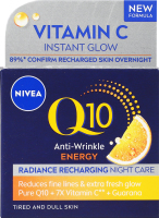 Крем ночной против морщин Восстановление сияния Q10 Энергия Nivea 50мл
