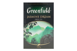 Чай зелений листовий Jasmin Dream Greenfield к/у 100г