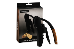 Штопор Vin Bouquet важільний чорний