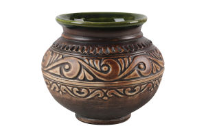 Горшок 0.8л Шляхтянский Покутська кераміка 1шт