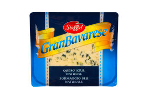 Сир 50% м'який з блакитною пліснявою Gran Bavarese Steffel п/у 100г