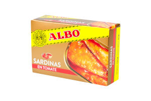 Сардины в томате Albo к/у 120г