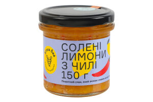 Лимони солені з чилі Brave Bee с/б 150г