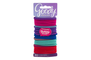 Goody Ouchless No-Metal Elastics - 30 CT