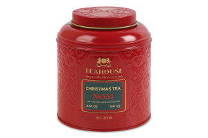 Чай черный ароматизированный №531 Christmas tea Teahouse ж/б 100г