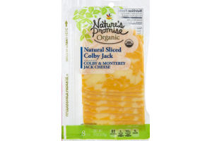 Nature's Promise Organic Natural Slice Colby Jack - 8 CT