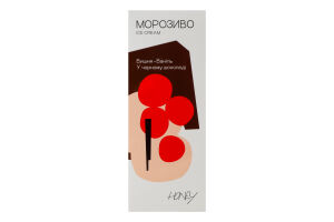 Мороженое в черном шоколаде Вишня-ваниль Honey к/у 90г