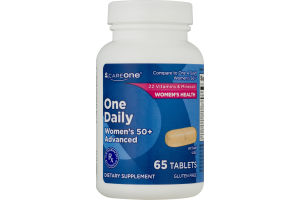 CareOne One Daily Women's 50+ Advanced Dietary Supplement Tablets - 65 CT