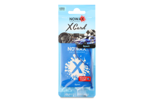 Ароматизатор д/авто X Card Sport Nowax