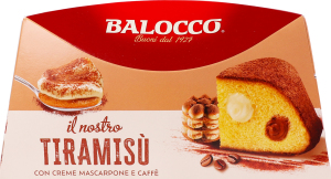 Кекс Balocco Тірамісу крем з маскарп і кавов крем