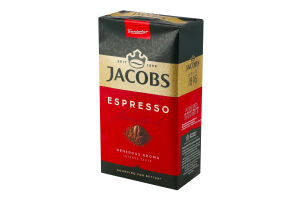 Кава натуральна смажена мелена Espresso Jacobs м/у 230г
