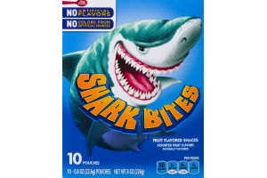 Betty Crocker Shark Bites Fruit Flavored Snacks - 10 CT