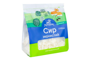 Творог зернистый нежирный Хуторок м/у 330г