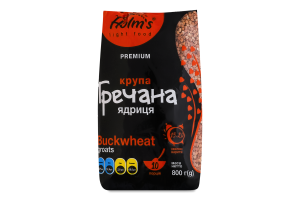 Крупа гречневая ядрица Premium Holm's м/у 800г