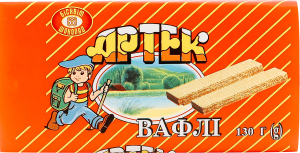 Вафли Артек Бісквіт Шоколад м/у 130г