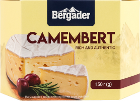 Сыр 51% мягкий с белой плесенью Камамбер Bergader к/у 150г