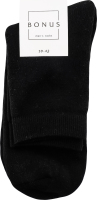 Шкарпетки чоловічі чорні махра класичні р.25-27 Bonus