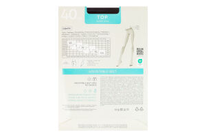 Колготки жіночі Conte elegant Top 40den 4 nero