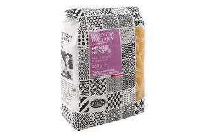 Изделия макаронные трубчастые перья Penne rigate La Ruvida м/у 500г
