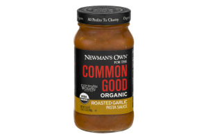 Newman's Own for the Common Good Organic Roasted Garlic Pasta Sauce