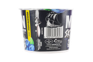 Йогурт Bakoma MEN SKYR протеїн смак ягід 2%