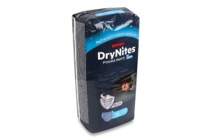 Трусики-подгузники для мальчиков от 13лет ночные 48-60кг Teen DryNites Huggies 9шт