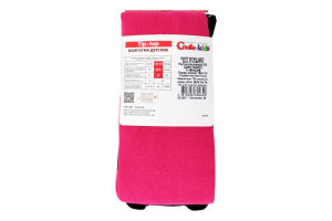 Колготки дитячі Conte kids Tip-Top №17С-60СП 104-110 чорний-фуксія