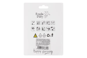 Набір свічок д/т Hap birth та 2 дино CZ080337-02 6909 И356