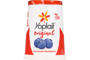Yoplait Original Low Fat Yogurt Mountain Blueberry