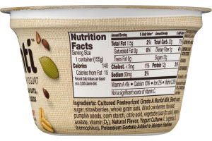 Yoplait Plenti Greek Yogurt With Whole Grain Oats, Flax & Pumpkin Seeds Strawberry