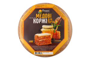 Коржі д/торта Медові 400г Домашні продукти