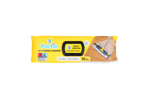 Серветки вологі для прибирання підлоги Purfix 50шт