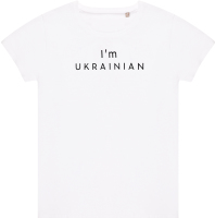Футболка жін Sol's Pioneer I'am Ukrainian білий XL