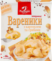 Вареники замороженные с картофелем и грибами Ласунка м/у 600г
