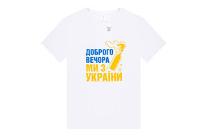 Футболка чол Roksana 1207 Добр веч ми з Укр біл XL