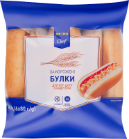 Булки для хот-дога заморожені з надрізом METRO Chef м/у 6х80г