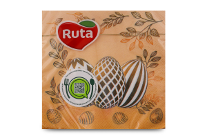 Серветки паперові Писанки модерн Мікс 33*33см 2шари 20шт Ruta