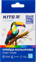 Крейда кольорова №K-075 Classic Kite 12шт