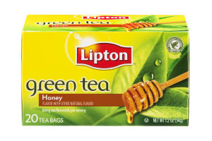 Lipton Green Tea Bags Honey - 20 CT