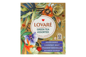 Чай зеленый Ассорти Lovare к/у 32х1.5г