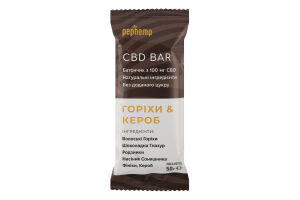 Батончик Орехи&Кероб CBD Pephemp м/у 50г