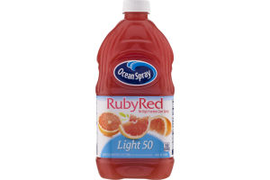 Ocean Spray Ruby Red Light 50 Grapefruit Juice