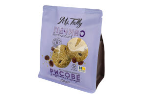 Печенье рисовое с изюмом в кунжуте Ms.Tally м/у 200г