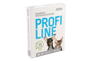 Нашийник протипаразитний д/собак та котів Профілайн зелений 35см ПроВЕТ