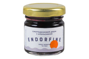 Джем черносмородиновый с апельсином Endorfine с/б 44г