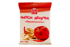 Чипсы яблочные Оригинальные Fine Life м/у 40г