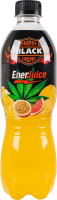 Напій енергетичний безалкогольний сильногазований соковмісний Тропічні фрукти-канабіс Black п/пл 0.5л